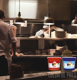 Colorful Pails